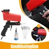 Sandblasting Gun Sand Blaster Adjustable Sand Blasting Machine Gravity Small Portable Handheld Pneumatic Blasting Gun Set 1