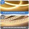 COB LED Strip 220V Switch/Dimmable Power EU Plug 360LEDs/m 3000k 6000k RA90 Outdoor Garden FOB LED Tape Bedroom Kitchen Lighting 4