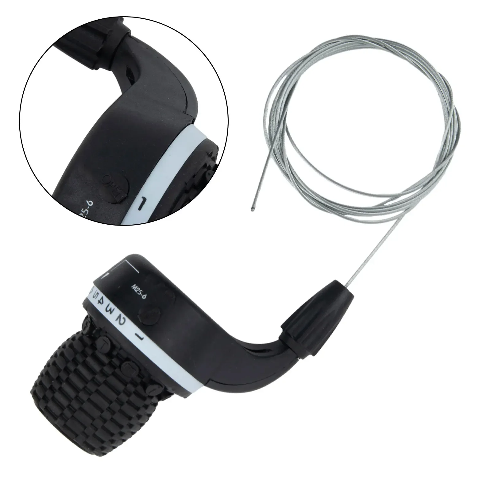 1pc Bike Turn Handle Gear Shifters 6 Speed For Shimano Compatible Sets Folding Bike Mountain Transmission bicycle shift lever