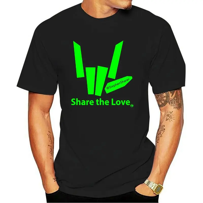 New SHARE THE LOVE UNISEX T SHIRT STEPHEN SHARER CARTER SHARER(2)|T-Shirts| - AliExpress