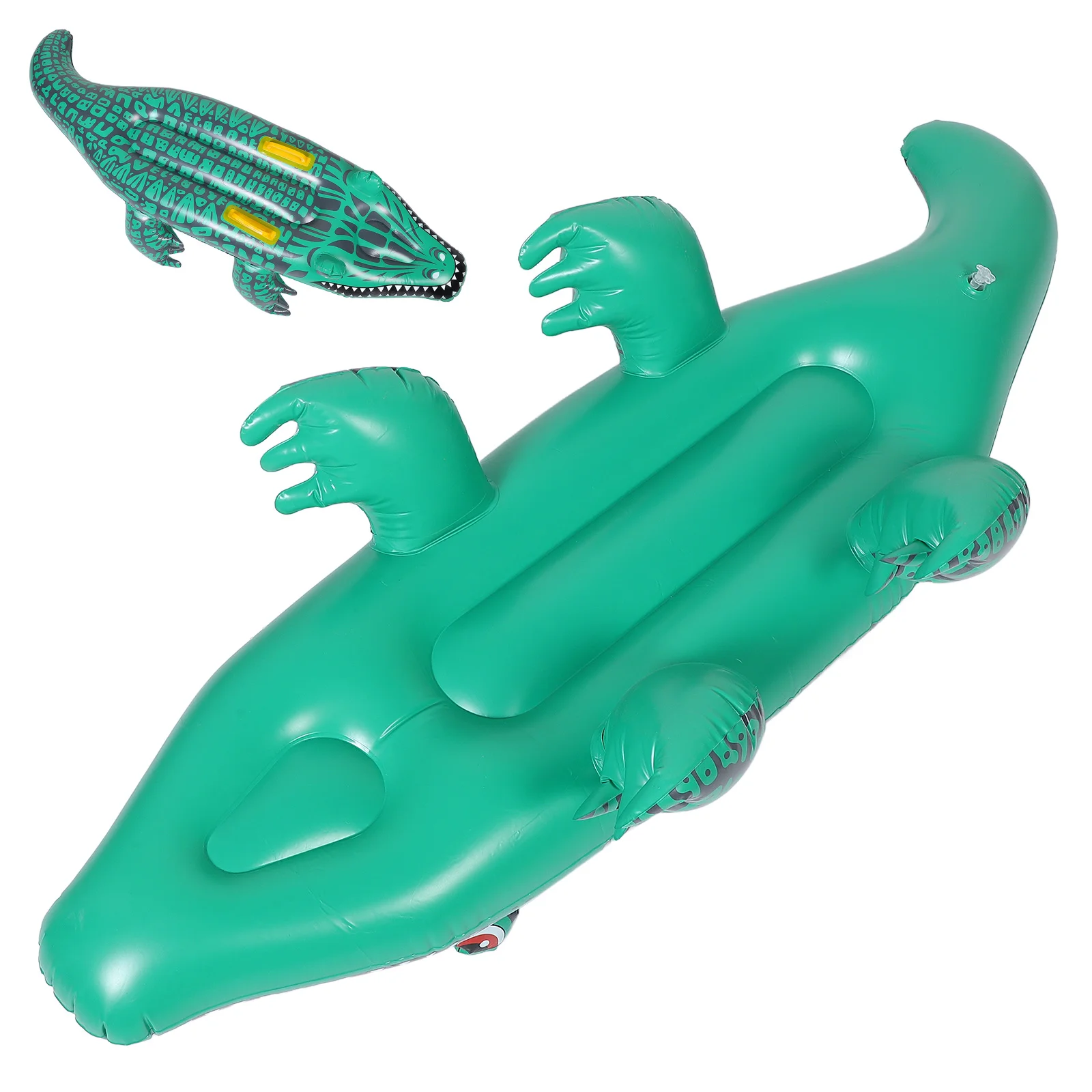 Inflatable Crocodile Surfboard Alligator Float Party Floating Row Daily Use Mat Pool Body Replacement 3