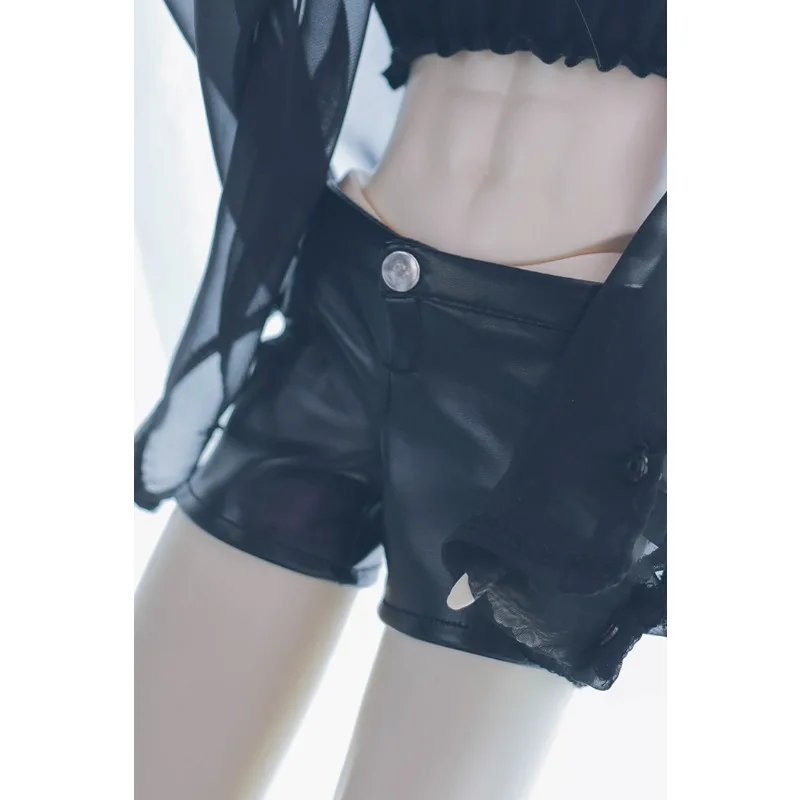 

BJD Cool Leather Shorts for 1/4 1/3 Uncle Customize Doll Clothing Accessories CMB340