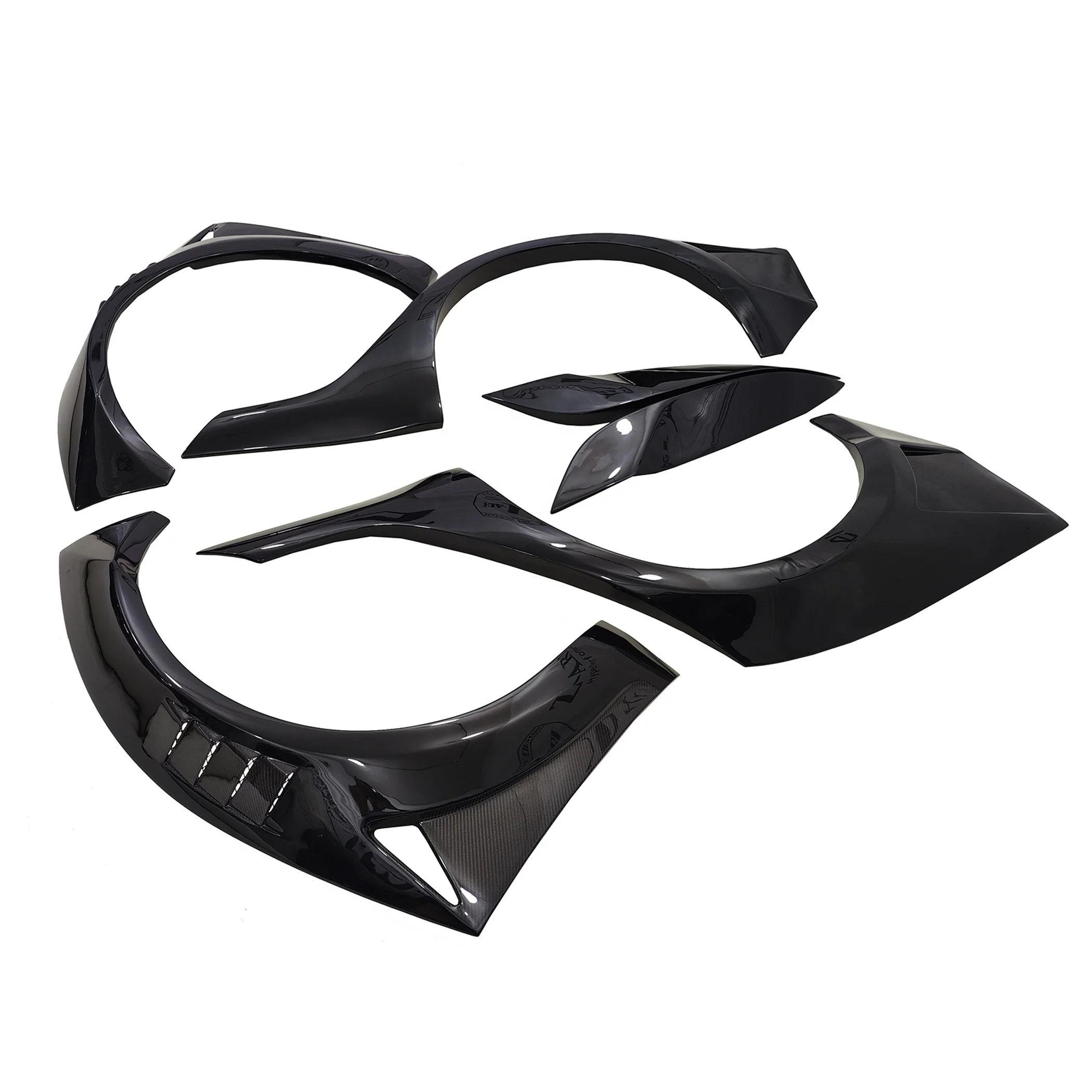 Z-ART Wide Body Kit For Model 3 2019-2021 Carbon Fiber Front Fender Rear Fender Kit For Model 3 Tuning Body Kit Car Parts