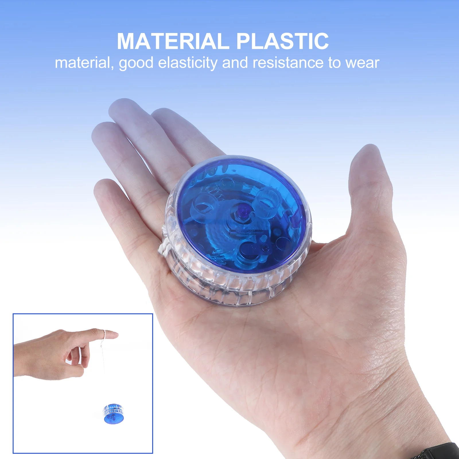 Flashing Yoyo Ball With Colorful Light Premium Plastic Material YoYos Toys For Party Favors Hobby Collectibles Luminous 2Pcs