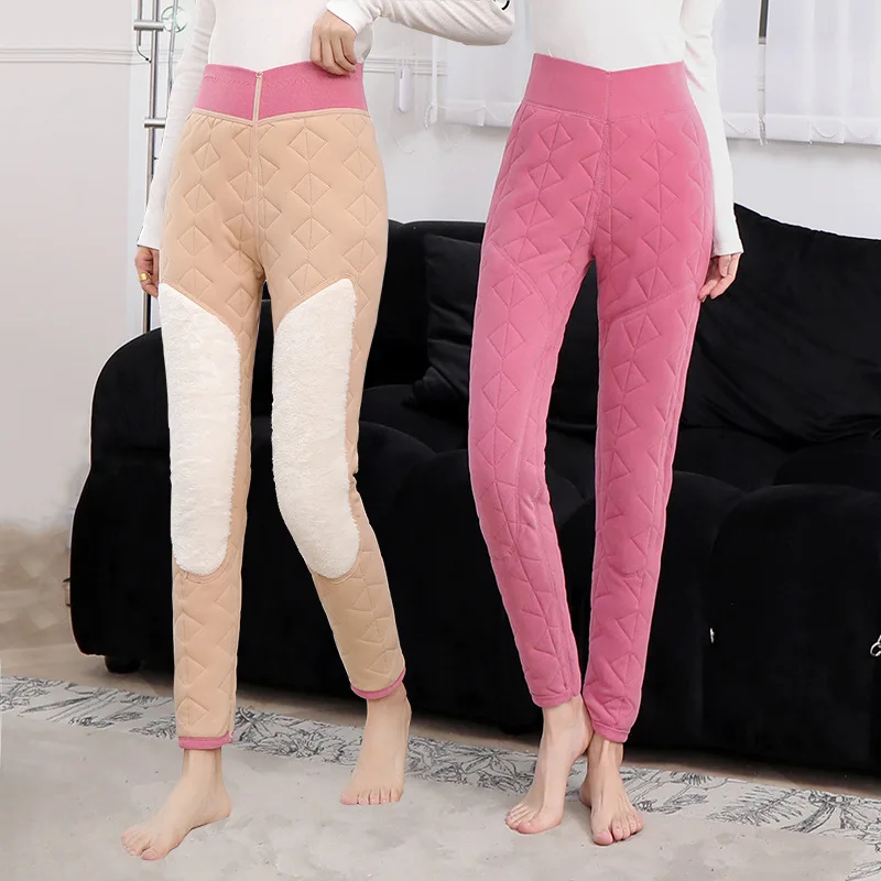 Plus Size 3XL-5XL Ultrathick Women Winter Warm Under Cotton Pants