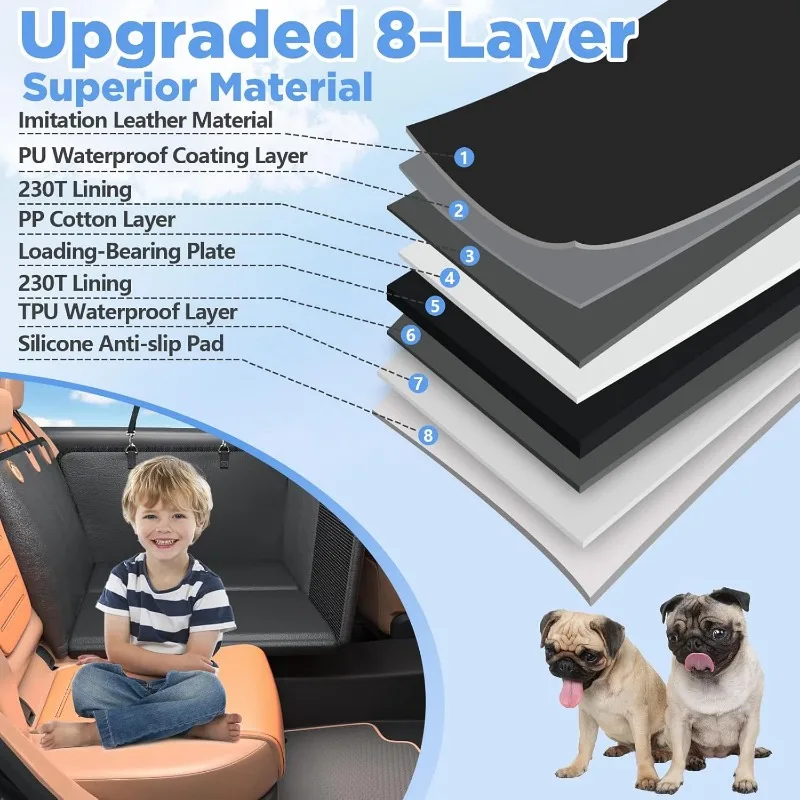 Waterproof Dog Seat Extender Cover 4