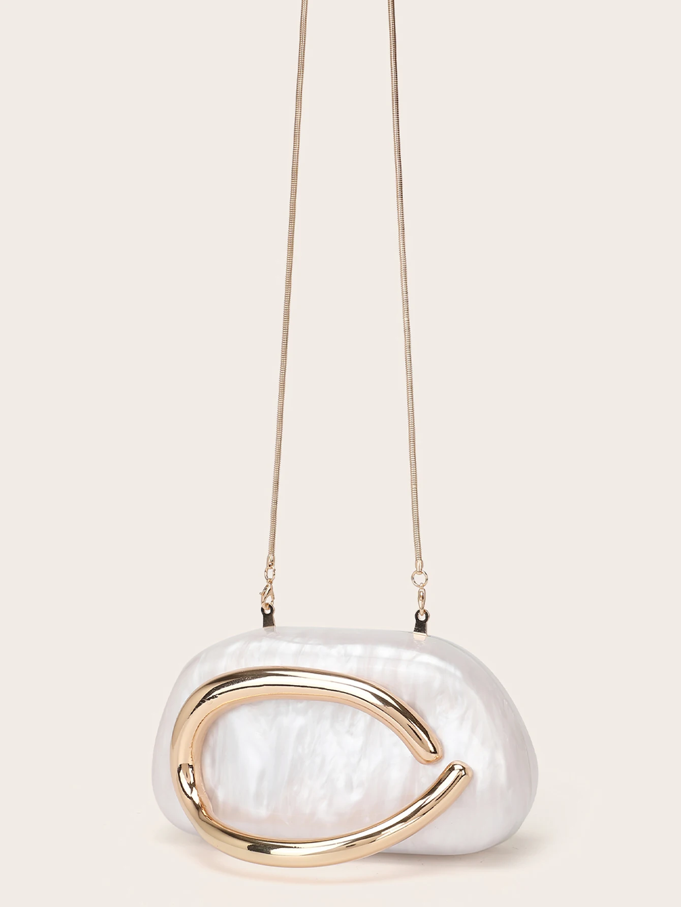 Luxury Evening Clutch Bag - Womens Wedding Party Crossbody Handbag