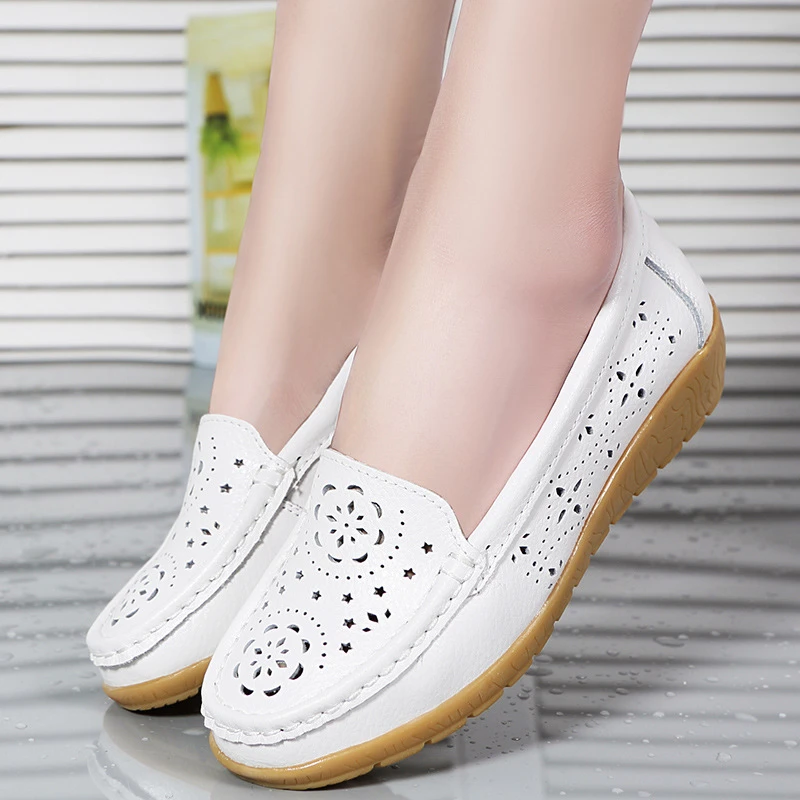 uitblinken verdund Je zal beter worden Vrouwen Schoenen Ademend Licht Platte Loafers Schoenen Voor Vrouwen Mode  Outdoor Dames Schoenen Vrouwelijke Plus Size Platform Schoenen| | -  AliExpress