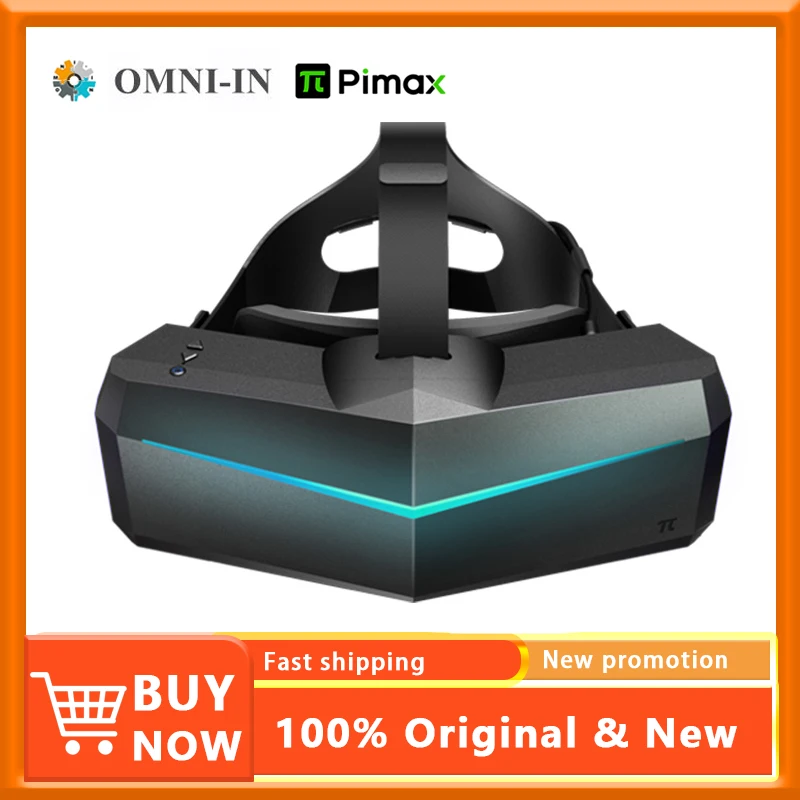Pimax 5K Xr Schermo Amoled Ultrawide Pc Vr Headset5K Ad Alta Risoluzione Immersivo 200Fov