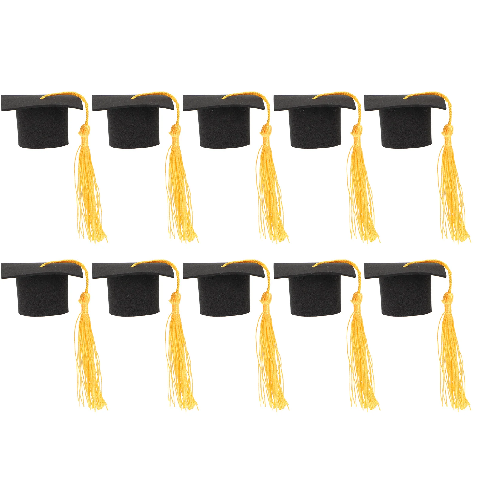 

Doctoral Caps Mini Trencher Caps Graduate Ornaments Cake Decorative Cake Mini Graduation Season Souvenir Caps Ornaments
