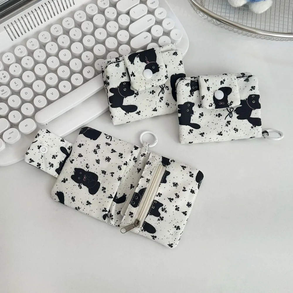 Cute Design Coin Purse Simplicity Style Multi-layer Card Holder Portable Size Catoon Pattern Korean Fashion Wallet Daily Carry