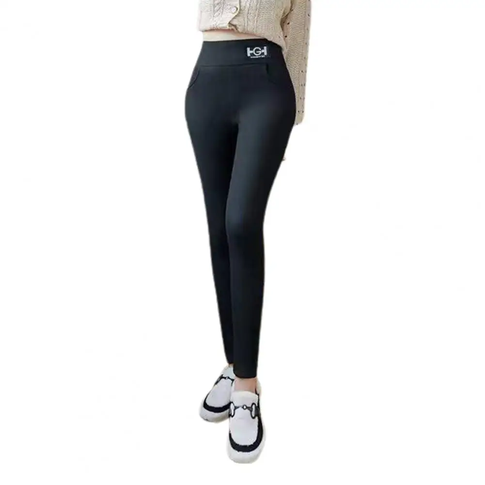

Woman Pants Leggings Thicken Lambwool High Stretch Soft Skinny Cold-proof Slimming High Waist Lady Pants Female Leggings