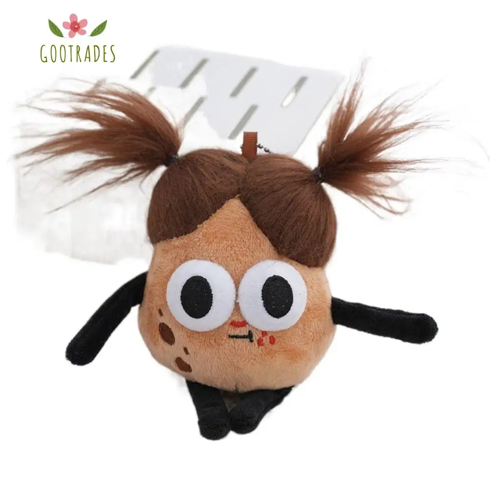 

Забавные жареные волосы картофель король большой рот девочка плюшевый брелок Женская хлопковая кукла плюшевый большой рот девочка подарки на день рождения