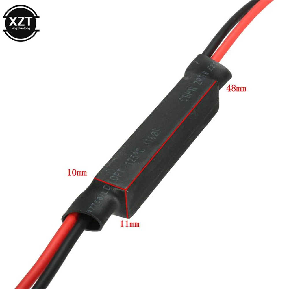 12V Universal Motorcycle Flasher LED Turn Signal Indicator Resistor Adapter