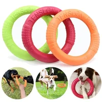1 PC TPR Dog Toy Large Dog Interactive Ring Pulling Ring Dog Ring Teeth Grinding Durable Pet Dog Teeth Grinding Floating Toy 2