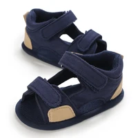 VALEN SINA Summer Baby Sandales Shoes Toddler Girl Boy Canvas Sandals Non-Slip First Walker Crib Shoes For 0-18months 5