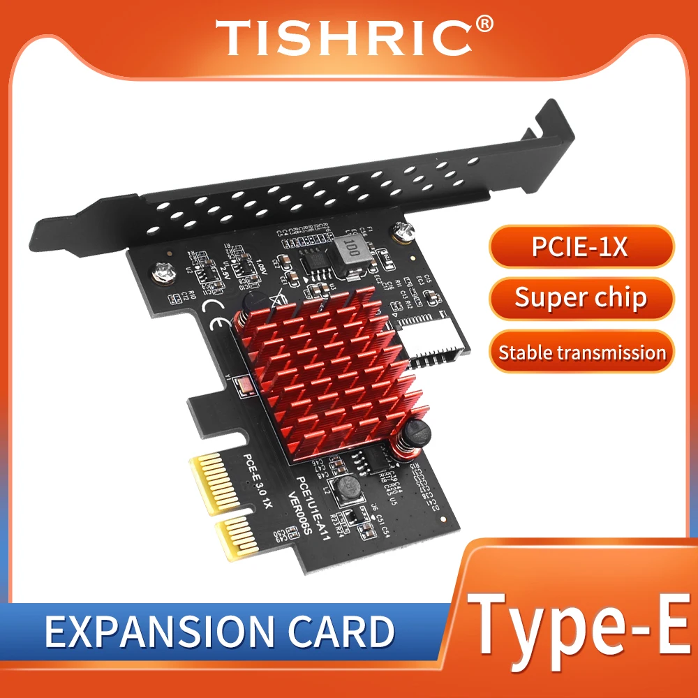 TISHRIC PCIE Type C Controller PCI E Express Expansion Card PCI-E 3.0 ...