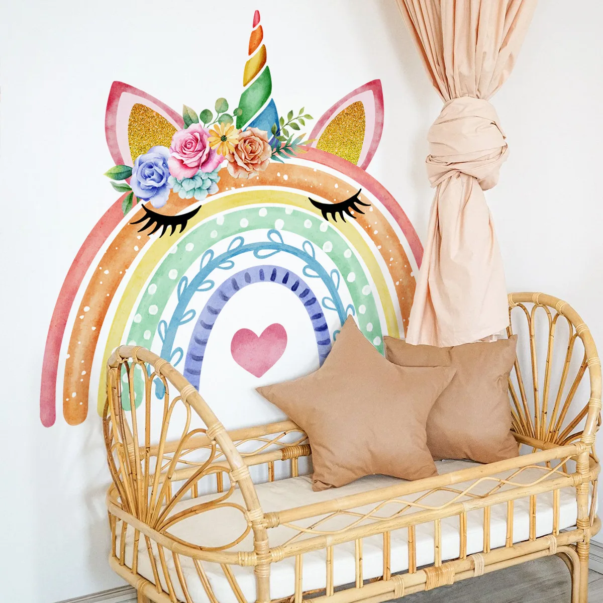 Rainbow Unicorn Wall Sticker 4