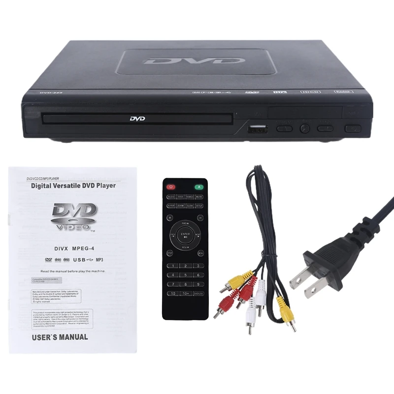 Lettore Multimediale Dvd Evd Desktop Per Regione 1080P 2200W 1800Hz