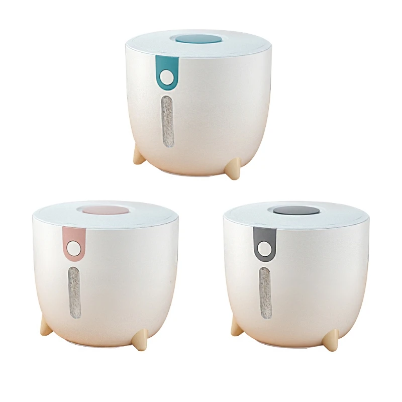 

5kg Rice Dispenser with Measuring Cup Grain Storage Bin Storage Box Large Kitchen Food Grain Storage Container Household Rice