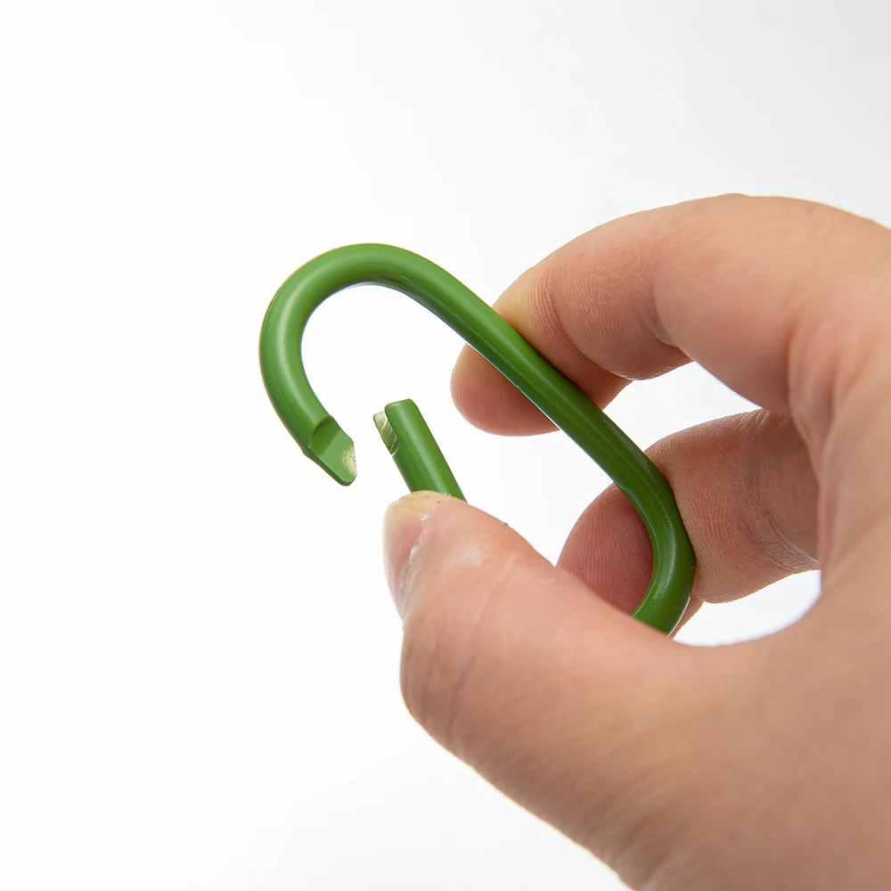 5 stücke ovale Clips lösen Feder schnalle Karabiner haken Verschluss für DIY Schlüssel bund Schlüssel ring Handtaschen machen Material Zubehör liefert – Detail 2