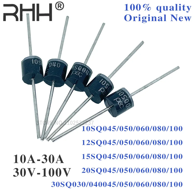10PCS 10SQ045 10SQ050 15SQ045 15SQ050 20SQ045 20SQ050 30SQ045 30SQ050 10SQ080 15SQ060 Solar Energy Schottky Rectifiers Diode