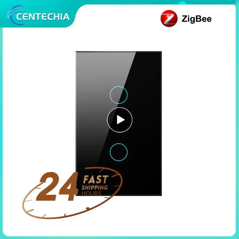 

Умный Wi-Fi выключатель Tuya со стеклянной панелью, 1 шт.