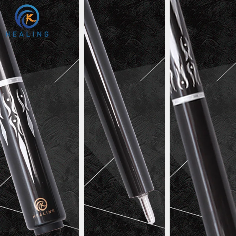 OKHealing-ブレイクキューチップビリヤードキュー、カーボンファイバー