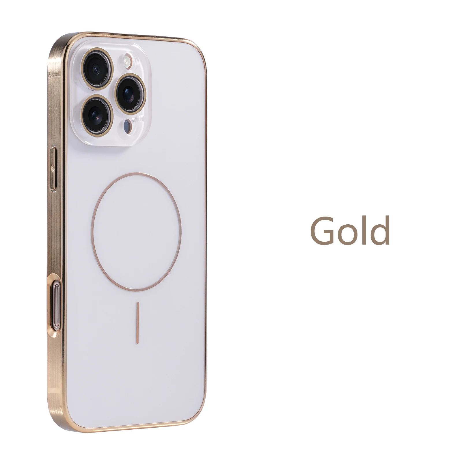Luxury Magnetic Shockproof Phone Case with Lens Protection and Electroplated Design