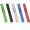 5pcs Aluminium Alloy Tube With 1pcs Cleaning Brushes High Quality Metal Straw Cool Gadget for Men 6