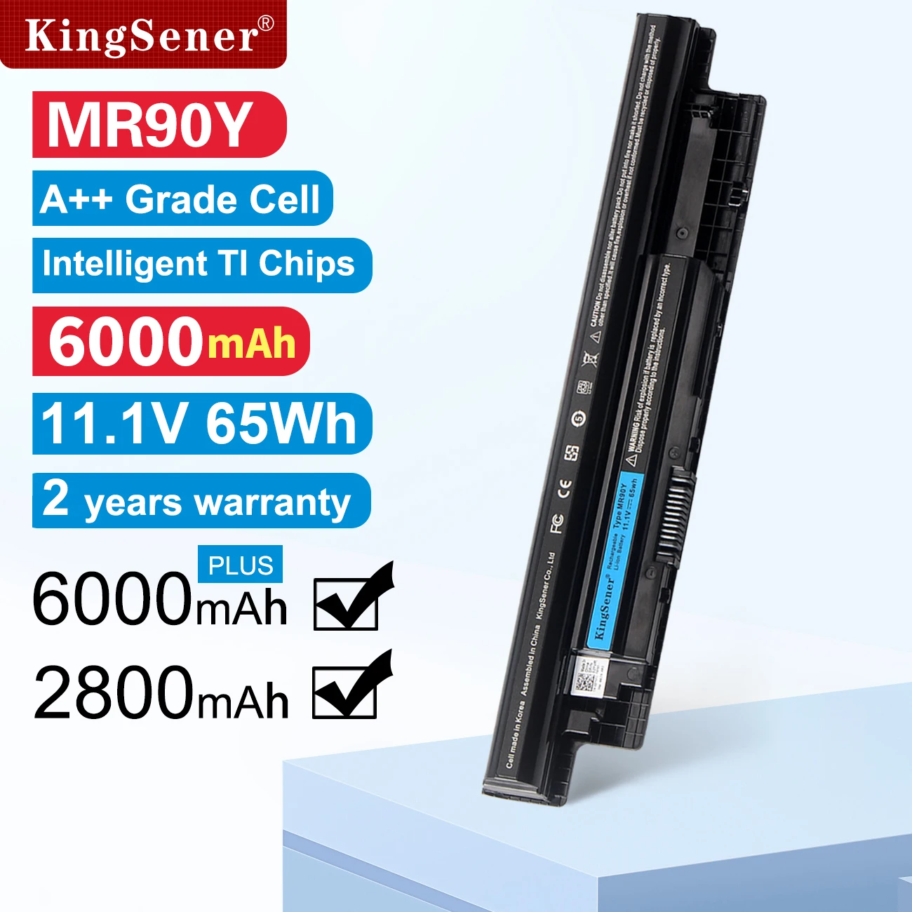 6000mAh Battery For DELL Inspiron 3421 3721 5421 5521 5721 3521 3437 3537 5437 5537