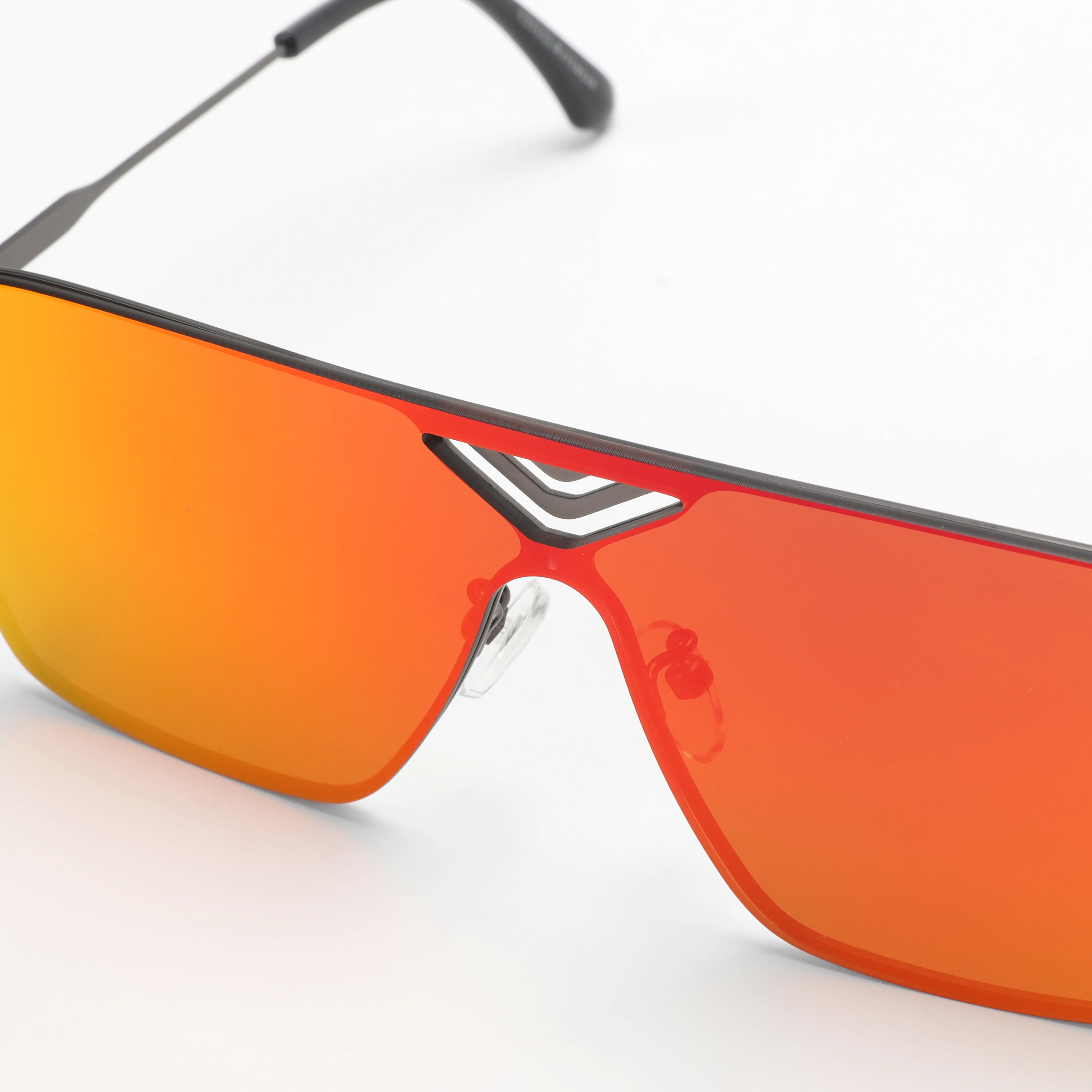 

Designer New In Vintage Man Accessories Women's Sunglasses Women 2024 Luxury Apparel Orange Red Mirror Surface UV400 LA1700