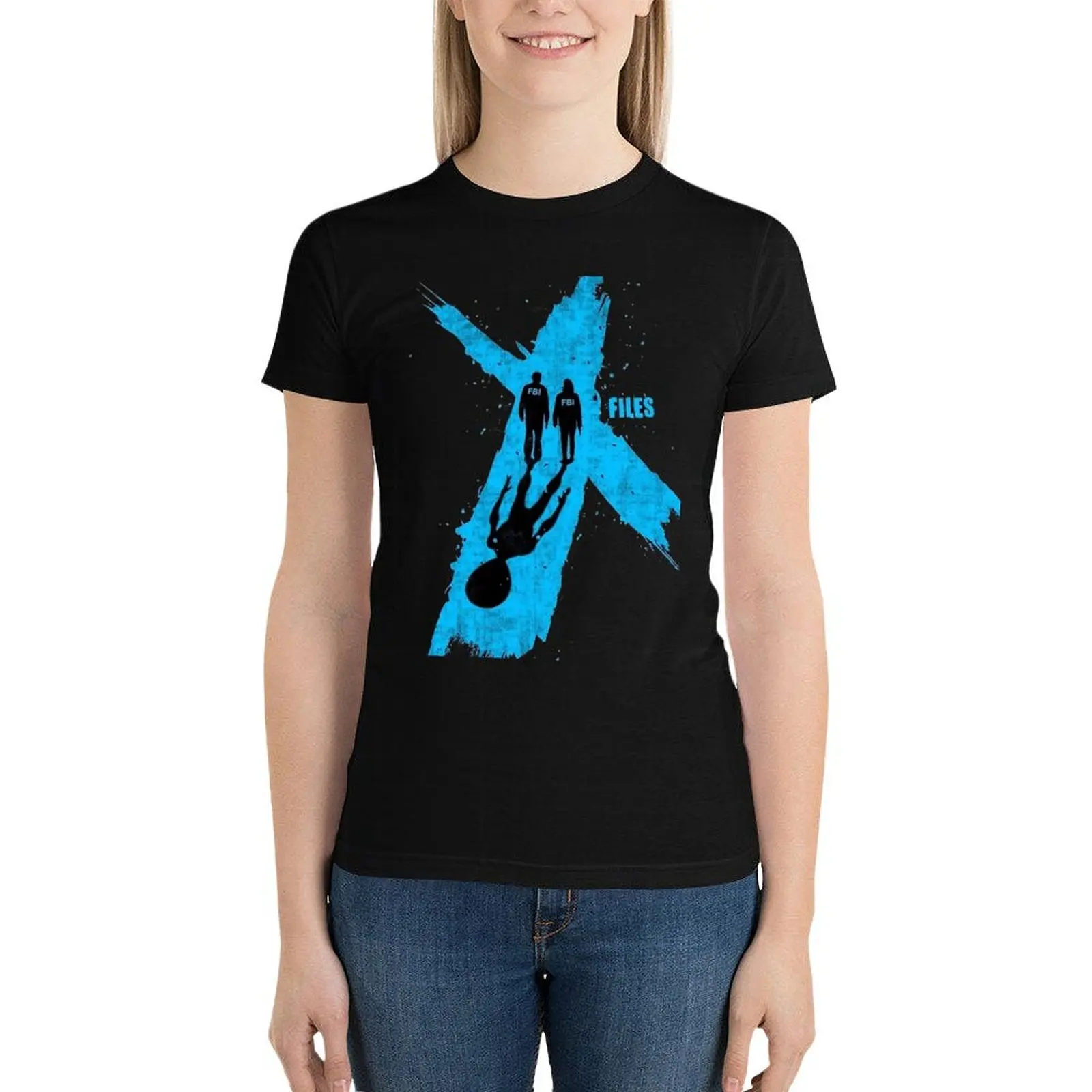 

The X-Files T-Shirt cute clothes lady clothes Blouse Women clothing