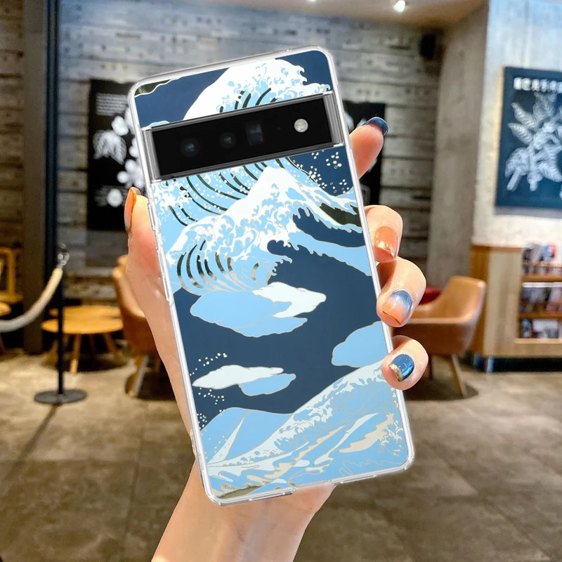 Clear TPU Soft Phone Case with Japan Tokyo Osaka Kanagawa Label Design