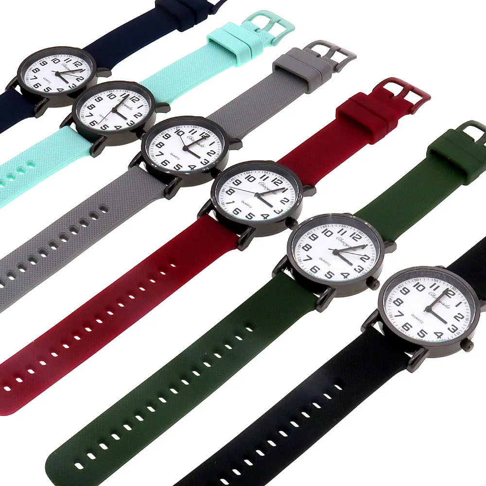 High Quality Children Quartz Watch Boy Girl Watches Outdoor Shockproof Waterproof Wristwatches Teener Watches Simple Sports 5