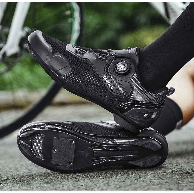Chaussures de vélo de route - Solides, légères et aérées - Jaune Chaussures de vélo de route - Solides, légères et aérées - Jaune
