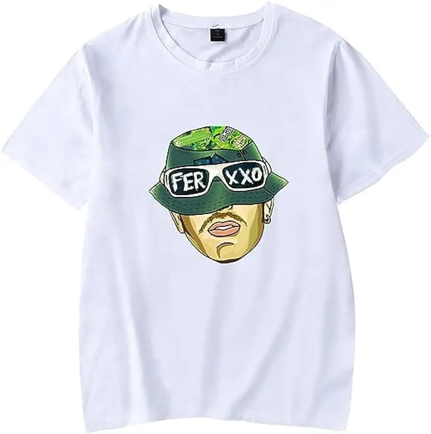 

Feid Merch Album Ferxxo Graphic T Shirt Hip hop Short Sleeve tee Crewneck Tshirt Music Fans Unique Top