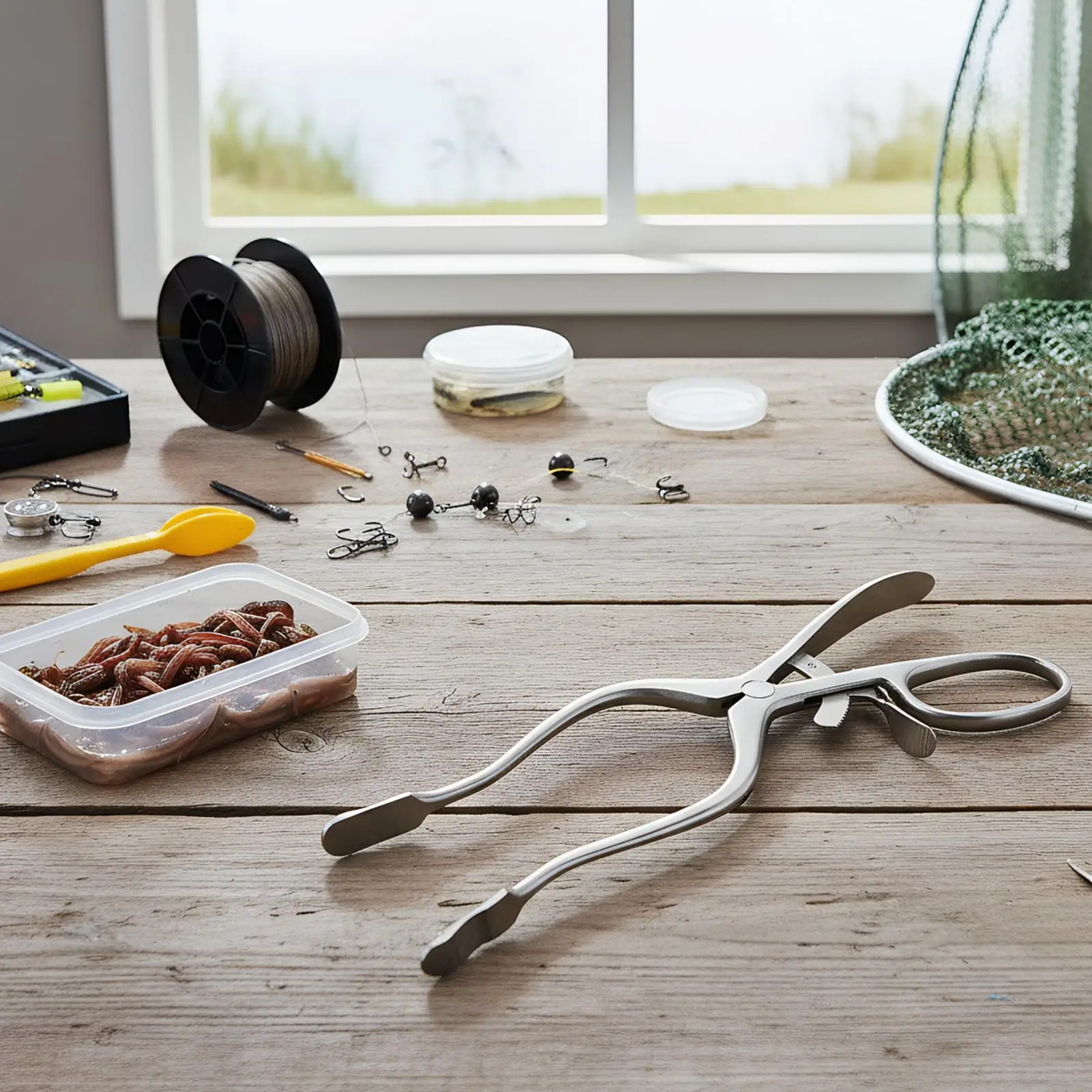 Fishing Pliers Hook Remover Stainless Steel Multifunctional Gadgets Fish Gripper For Catching Jigging Trolling Casting Pier