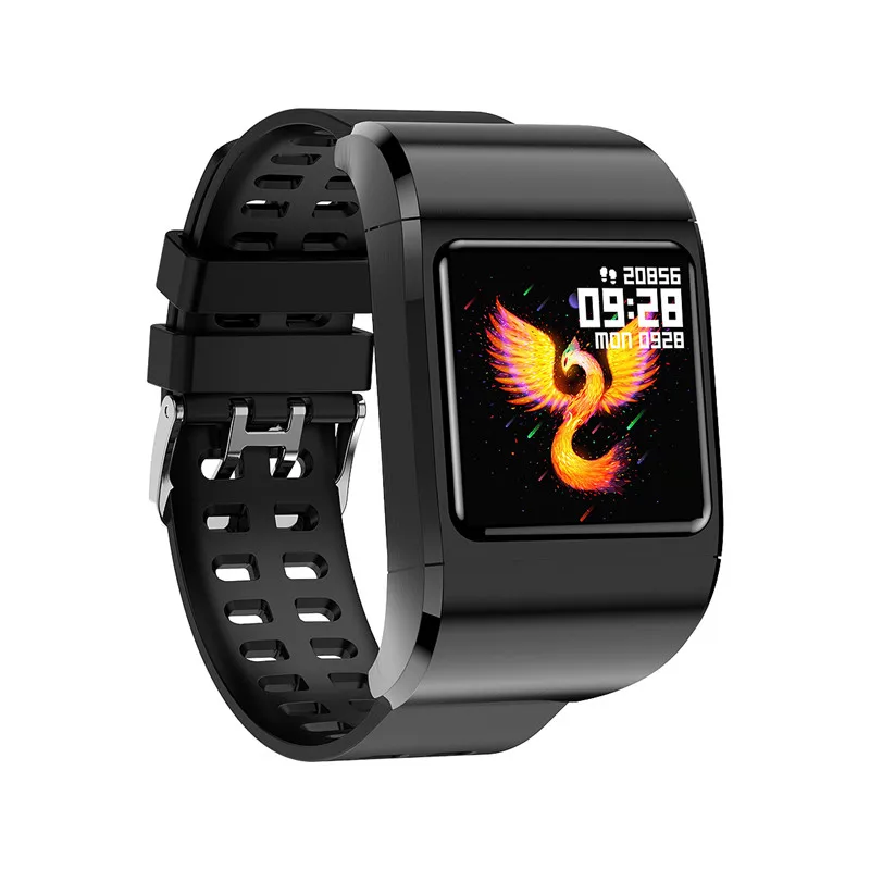 G36 New Smart Watch TWS Bluetooth Headset 2 In 1 Full Touch Screen 1.3 Inch Waterproof Sports Fitness Men Wristband Heart Rate 