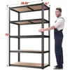 35.55"W x 72"H x 16"D Storage Shelves 72"H Garage Shelving Heavy Duty 2020LBS 5 Tier Adjustable Metal Shelving Unit 3