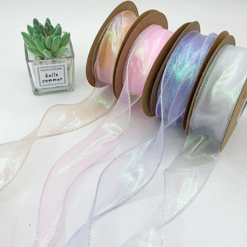 Iridescent Fishtail Organza Ribbon 4