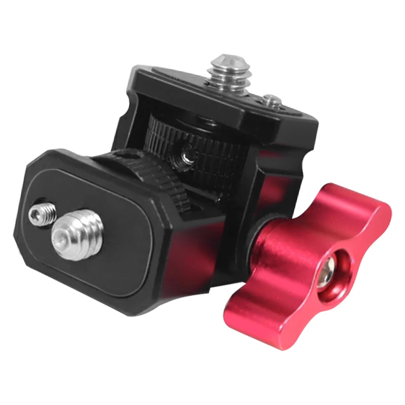 Field Monitor Holder Swivel and Tilt Adjustable Monitor Mount Cold Shoe Mount 1/4 Screw ARRI Locating Pin for DSLR Camera camera screw mount camera mount adapter