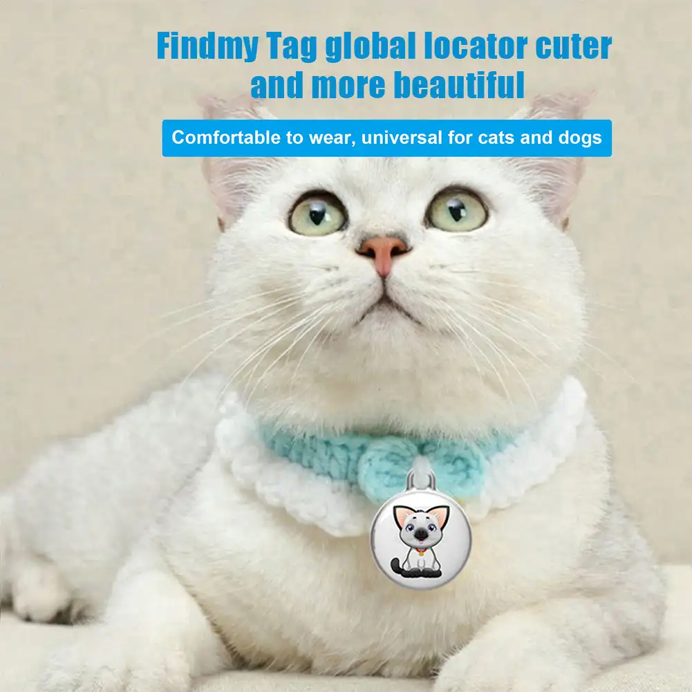 GPS Mini Pet Locator Smart Tracking Device Location Tracker Collar Pet Anti-lost Device Find My for Dog Cat Collar Tracker