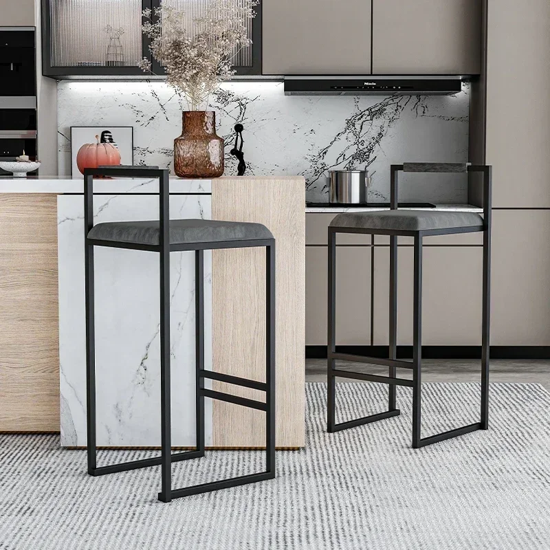 Luxury Modern Bar Stools-White Designer Chairs Kitchen Highchairs Counter Taburetes Altos Cocina Outdoor Furniture