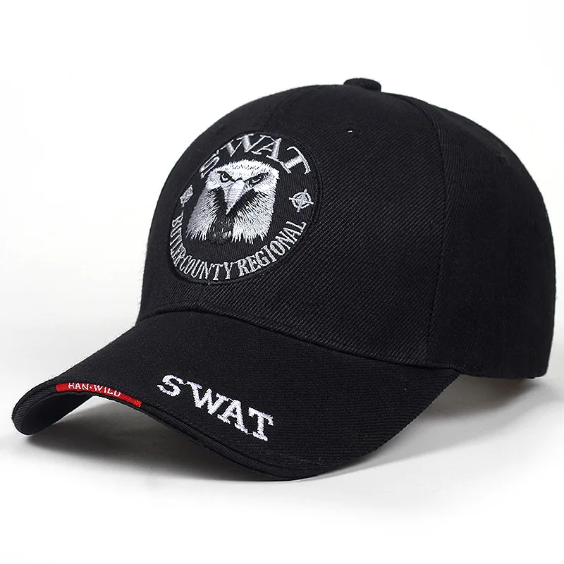 Baseball Cap SWAT Eagle Hat Fashion Hip Hop Hat Men's and Women's Cap Outdoor Casual Visor Hat 5