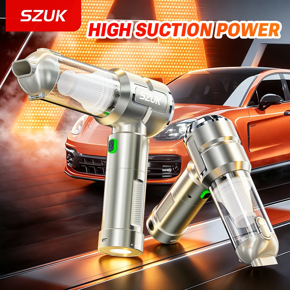 Пылесос SZUK Car Vacuum Cleaner Mini Blower Multi Powerful Handheld, обзор, отзывы, характеристики, купить