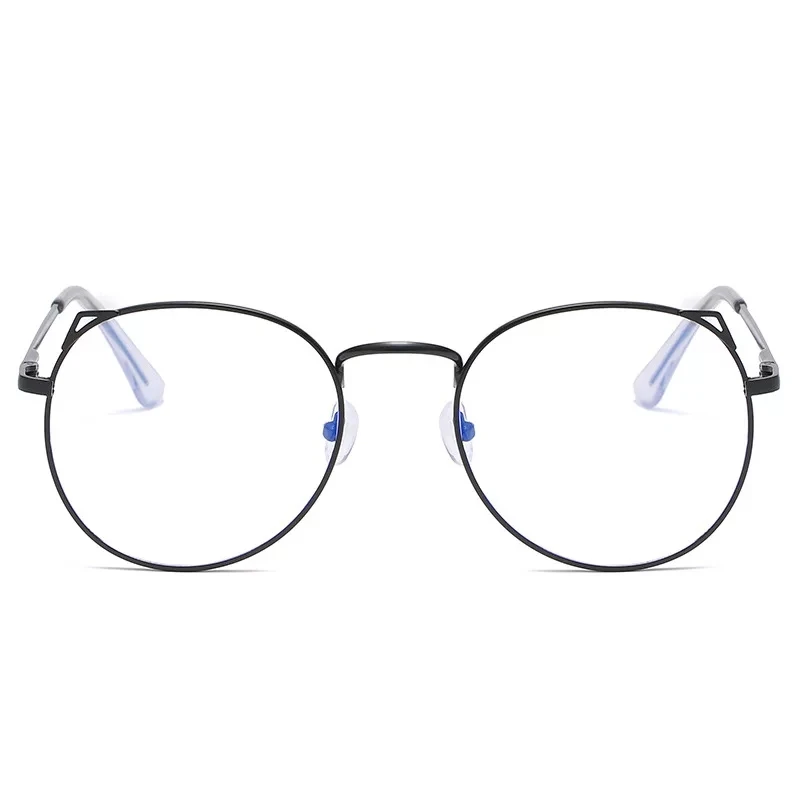 2023 Nearsighted Glasses Women Cute Cat Ear Myopia Glasses Student Computer Goggles Anti Blue Light Alloy Metal Frame Eyeglasses