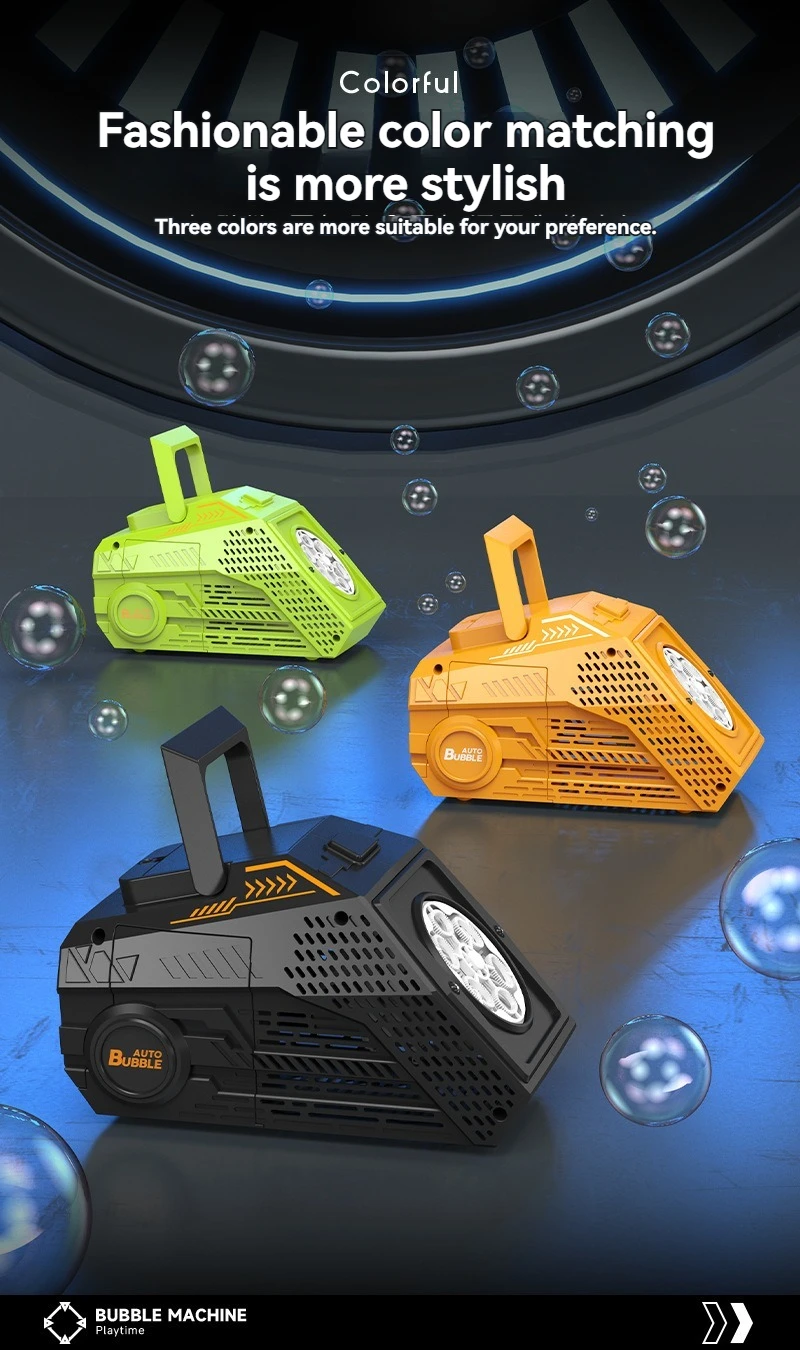 Automatic Handheld Bubble Machine For Kids Outdoor Party Games_voghion.com