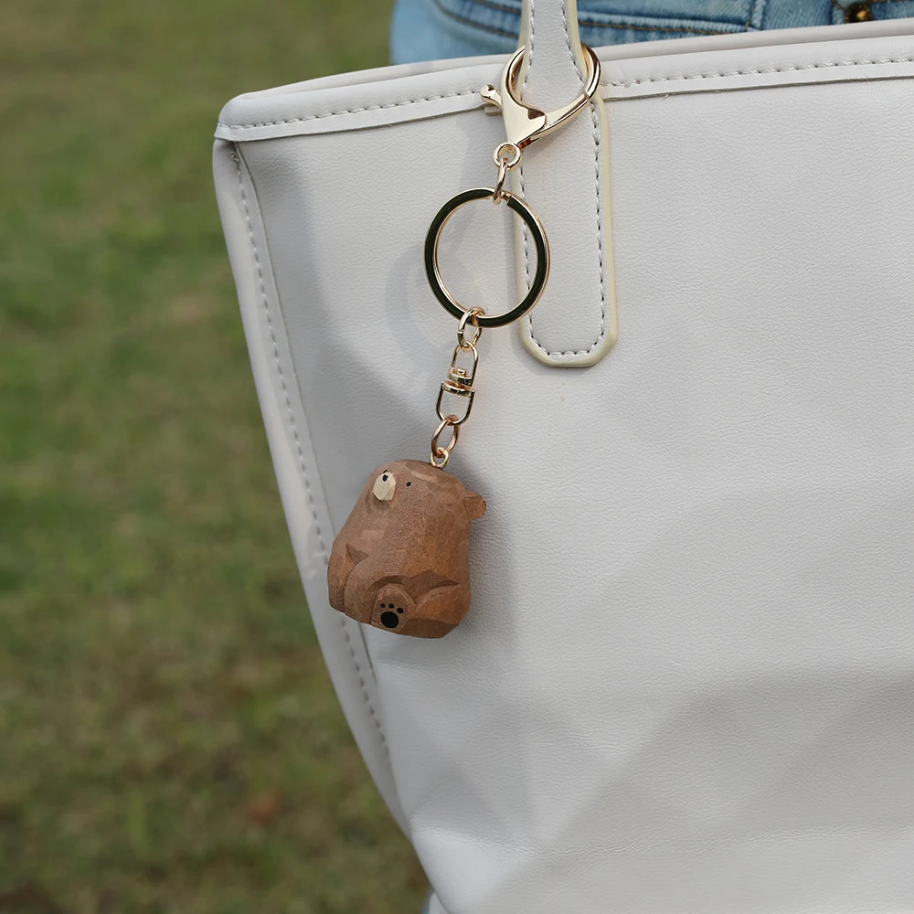 Portachiavi Orso in legno 11 Portachiavi Orso in legno - immagine 7