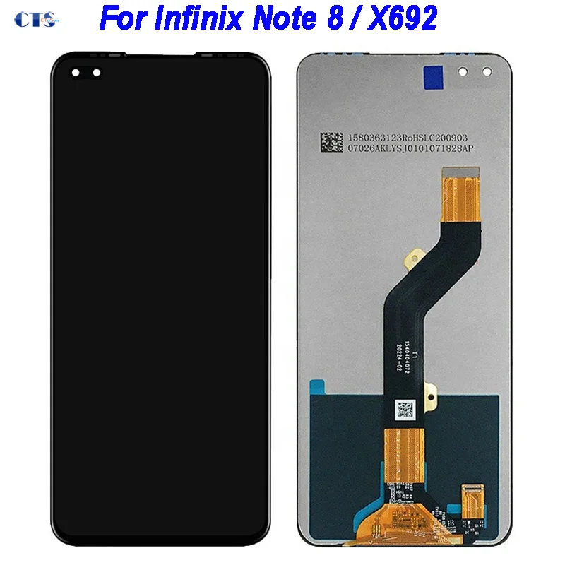 Infinix Ʈ 8 X692 ޴  ׼,  6.95 ġ LCD ÷, LCD ġ ũ  ü ǰ
